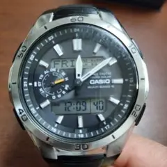 CASIO　ソーラー電波時計（専用箱付）