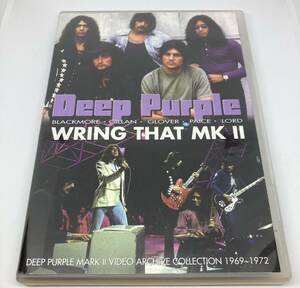 【DVD】Deep Purple ディープ・パープル WRING THAT MKⅡ VIDEO ARCHIVE COLLECTION 1969-1972