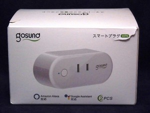 ＃204 ①【ジャンク品】gosund　スマートプラグ 2個セット ※開封済み、※通電確認済み。