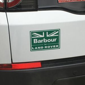 ステッカー Barbour for LANDROVER グリーン