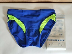 競泳用Vパンツ、青色サイズL