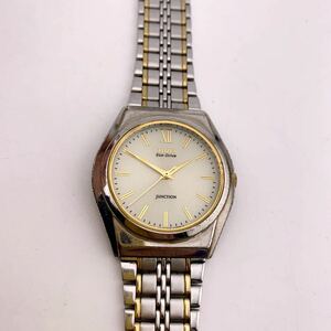 ★稼働品★ CITIZEN シチズン Eco-Drive JUNCTION E030-K14897 CK GN-0-S 腕時計 【S81151-650】