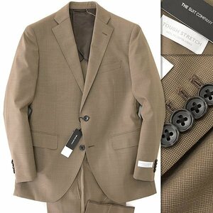 新品 スーツカンパニー TOUGH STRETCH 2パンツ サマー スーツ A7(LL) ベージュ 【J59984】 180-6D 春夏 ストレッチ ウール 耐久性 ビジネス