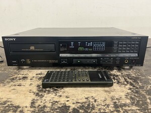 音出し確認済み！SONY CDP-990 CDプレイヤー 販売当時価格49,800円 1989年発売 リモコン付き オーディオ機器 ソニー 音響機材