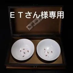 中国古美術・珍蔵珐琅彩瓷器碗セット・食器・置物・茶道具・純手描き・極細工・箱付き