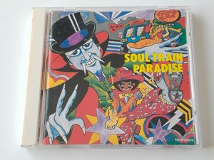 SOUL TRAIN PARADISE CD TECX25274 92年盤,DISCO名曲20曲,Soul Dracula,Sky High,Viva America,悲しき願い,天使のささやき,吠えろ!ドラゴン