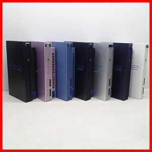 PS2 プレステ2 本体のみ SCPH-37000/39000/55000GT 等 ゼン・ブラック/サクラ/トイズ・ブルー/シルバー 等 まとめて7台セット ジャンク【40