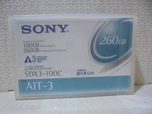 SONY AIT3 　260GB テープ　SDX3-100C　未開封品