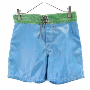 バードウェル スイム パンツ 青×緑 BIRDWELL 水着 海水パンツ サーフパンツ メンズ 230704