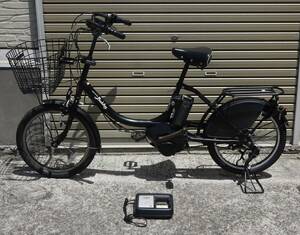良好品 YAMAHA ヤマハ 電動アシスト 自転車 PAS Babby パス バビー X0T1-00023 PA20B 20型 内装3段 後輪タイヤ・チューブ新品 充電器付