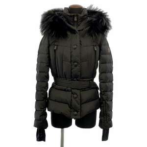 モンクレール ダウンジャケット グルノーブル ビバリー BEVERLEY レディースサイズ1 1A510 MONCLER ファー 黒