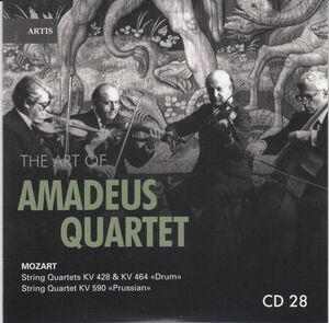 [CD/Artis]モーツァルト:弦楽四重奏曲第16,18&23番/アマデウス四重奏団 1956-1957