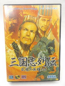 GSG05167 ｜ MDソフト 三国志列伝 乱世の英雄たち 中古動作品 G-5504 セガ SEGA ｜ ゲーム機