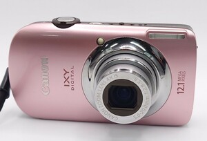 【SR-256】 Canon IXY DIGITAL 510 IS PC1356 ピンク デジタルカメラ AiAF レンズ 12.1 MEGA PIXELS CANON ZOOM LENS 4×IS 通電OK