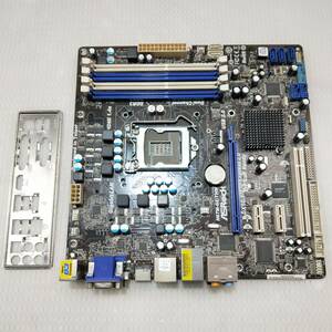 【中古パーツ】BIOS確認のみ 、ASROCK H67M-GE/THW マザーボード　LGA1155 ■MB840