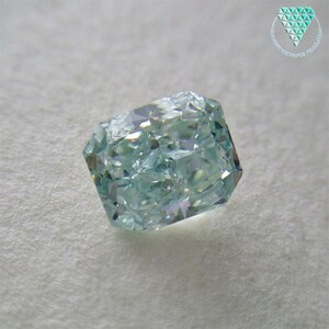 1.063 ct Fancy Intense Blue Green I1 AGT ダイヤモンド ルース DIAMOND EXCHANGE FEDERATION