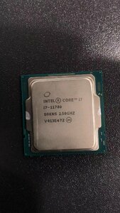 CPU インテル Intel Core I7-11700 プロセッサー 中古 動作未確認 ジャンク品 - A330
