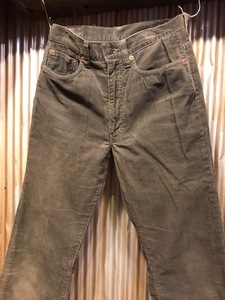 I078LP メンズパンツ SUGAR CANE シュガーケーン M41242 コーデュロイ ブーツカット グレー 旧品番 M品番 / W31 全国送料一律510円