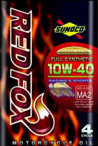 全国送料無料 20L×1缶 SUNOCO(スノコ) REDFOX(レッドフォックス) RACING&SPORTS 10W-40 エンジンオイル全合成