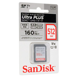 SanDisk SDXCメモリーカード SDSDUWL-512G-JN3IN 512GB [管理:1000025653]