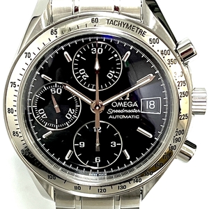 オメガ 【OMEGA】 3513.50 スピードマスター デイト オートマチック ブラック 自動巻き AT クロノグラフ メンズ 腕時計　17068