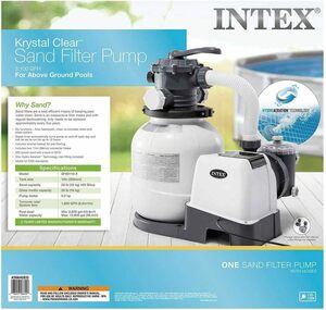 訳アリ【Intex】インテックス 12インチ サンドフィルターポンプ用 インテックス 2100 Gph 交換用 ポンプモーター　ジャンク品