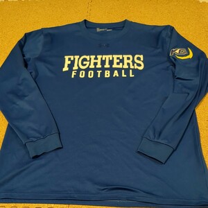 【非売品】 関西学院大学アメフト部FIGHTERS　ロングTシャツ XL アンダーアーマー UA
