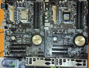 【中古動作品】ASUS H170-PRO2枚セット、 とG4560(CPUおまけ）【LGA1151、H170チップセット】【6.7世代CPU対応マザー】