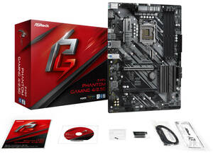 【新品】ASRock マザーボード Z490 Phantom Gaming 4/2.5G Intel 10世代 CPU (LGA1200) 対応 Z490 ATX マザーボード（管理：M1004901）