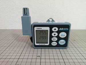 データロガー温湿度記憶計 SK-L200TH2a 佐藤計量器製作所 SATO 本体のみ 温湿度計測動作確認OK