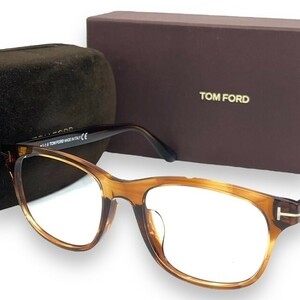 TOM FORD トムフォード メガネフレーム 眼鏡 アイウェア ファッション ブランド TF5399 ケース付き 箱付き べっ甲 伊達メガネ ウェリントン