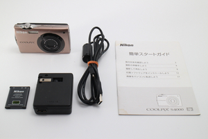 4628- ニコン Nikon COOLPIX S4000 ブライトブロンズ 良品