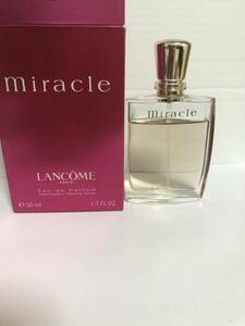 発送時箱たたみます　残量多　LANCOME miracle ランコム ミラク香水　50ml オーデパルファム　ミラクル EDP