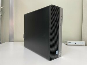 【BIOS起動確認済み／中古】ProDesk 400 G6 SFF（Core i3-9100, RAM8GB, SSD/HDD無し）★本体＋ACケーブル●筐体に凹みあり　⑤