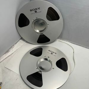 「D11_13T」2枚セット　SONY ソニー 10号 TYPE R-11A メタルリール オープンリールテープ
