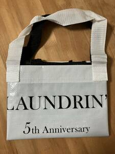 ☆新品 ランドリン 5周年記念 ランドリーBIGバッグ 白×黒