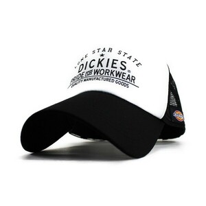 ディッキーズ Dickies workwear メッシュキャップ ホワイト メンズ レディース アメカジ 野球帽 帽子　ミリタリー