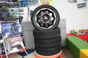 LEHRMEISTERGEAR アルミホイールセット　ハスラー等に！！ 15インチ 4H PCD100 MUDSTAR M/T 165/60R15