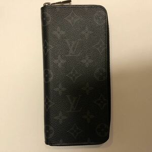 美品★LOUIS VUITTON★ルイヴィトン★モノグラム エクリプス★ジッピーウォレット・ヴェルティカル★M62295