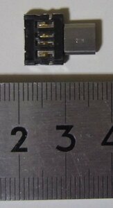 3545 USB・TypeA - USB・Micro-B 変換アダプタ OTG対応 小型極小