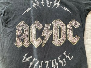 USED　ハードロック　Tシャツ　AC/DC　エーシーディーシー