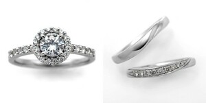 婚約指輪 結婚指輪 ダイヤモンド プラチナ 0.3カラット 鑑定書付 0.31ct Fカラー VVS2クラス 3EXカット GIA