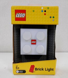 LEGO レゴ brick lightレ ゴブリックライト ホワイト×クリアブルー 【オ591】