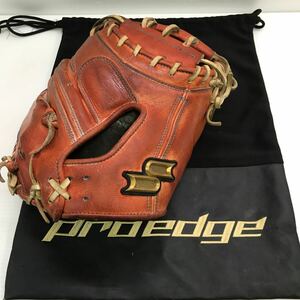 G-1114 エスエスケイ SSK プロエッジ proedge 硬式 捕手用 オーダー キャッチャーミット グローブ グラブ 野球 中古品