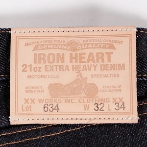 ◆IRON HEART◆アイアンハート◆21oz　634◆W32／L34◆バイカー◆ウォレットストラップ付◆