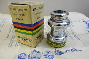 ヴィンテージ デッドストック CAMPAGNOLO NUOVO RECORD STRADA 鉄 スレッド ヘッドセット イタリアン規格 1970年代製 新品 未使用