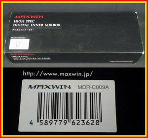 李9748 未使用 長期保管品 MAX WIN MDR-C009A 前後2カメラ ドライブレコーダー デジタルルームミラー ミラー型 