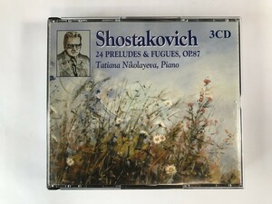 TI596 タチアナ・ニコラーエワ / ショスタコーヴィチ：プレリュードとフーガ Op.87 【CD】 0429
