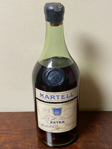 MARTELL/マーテル エクストラ 分割ラベル◆コニャック/700ml/グリーンボトル/蝋キャップ/未開栓