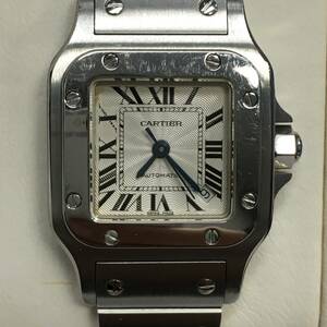 【動作品】Cartier カルティエ サントス ガルベ オートマティック SM W20054D6 自動巻き